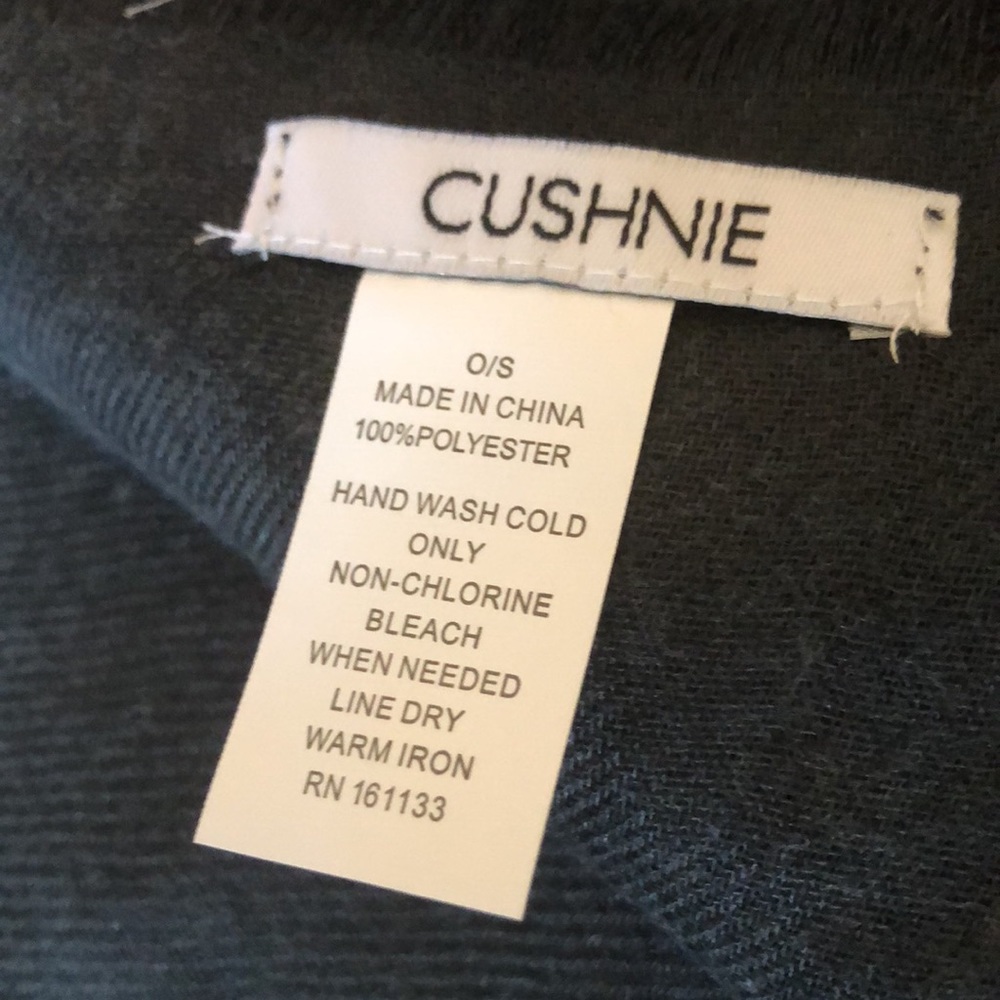 Cushnie Grey Horizon ombré scarf New! - Picture 9 of 9